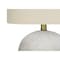 Monarch Specialties Lighting, 20 in.H, Table Lamp, Grey Concrete, Ivory / Cream Shade, Contemporary I 9717 - alternate 2